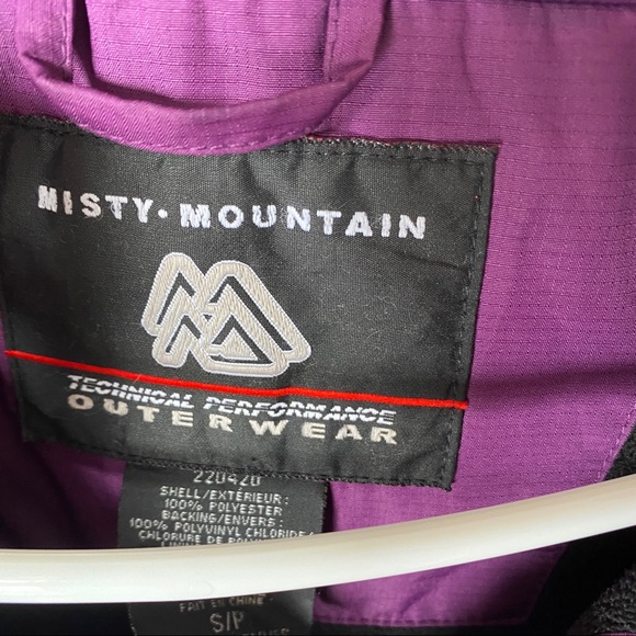 Misty Mountain Purple Winter Coat/Jacket - Picture 3 of 8